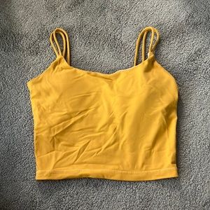 Mustard Yellow Crop Top